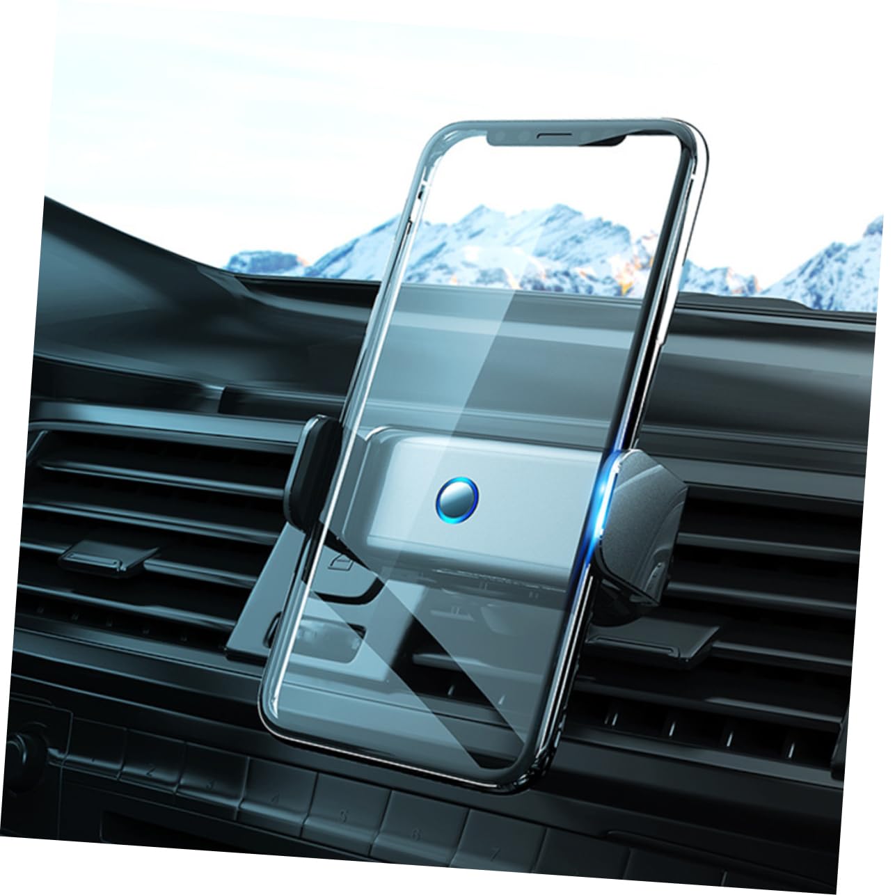 Soporte Móvil con Auto Clamping Soporte Teléfono Parabrisas Compatible con Mayoría de Dispositivos Color Estable y Práctico Navegación