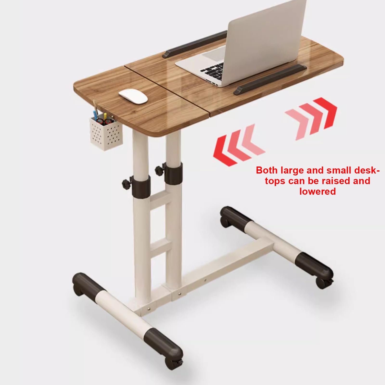 Biurko Stojące, Stolik Do Nauki, Podstawka Pod Laptopa, Przenośne Biurko Stojące, Stolik Przy Łóżku Z Kółkami, Stolik Przy Łóżku Z Odchylanym Blatem, Mobilny St