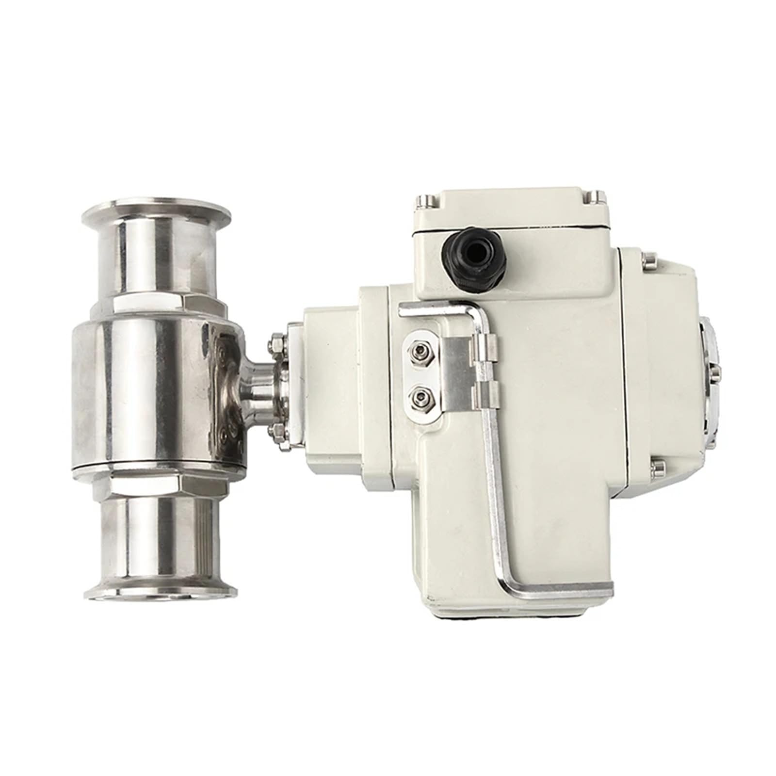 Vanne motorisée électrique 24VDC en acier inoxydable 57 mm Tri-Clamp