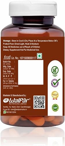 Miniatura 3 de WALPAR - Suplemento de citrato de calcio de 1300 mg con magnesio zinc vitamina D3 K2 D B12 B Complejo ideal para apoyo óseo y muscular y salud de