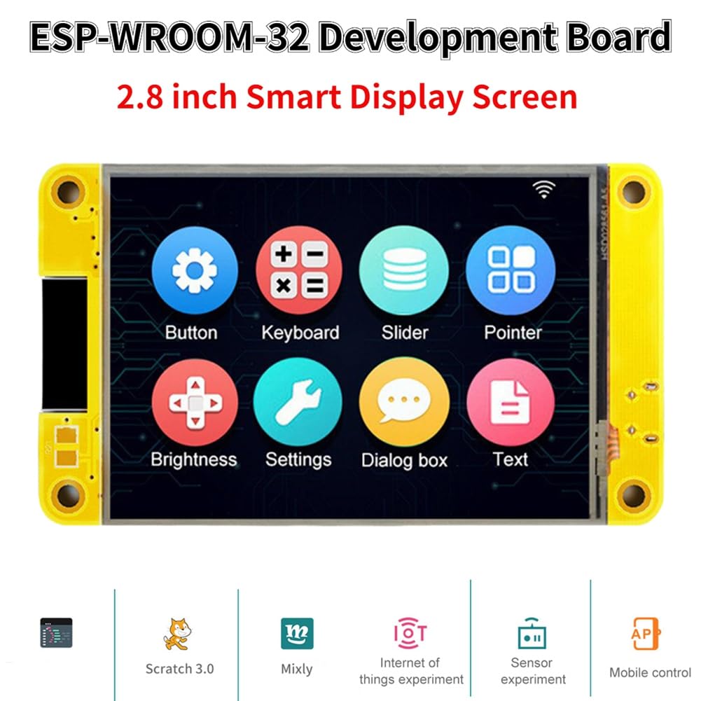 Scheda ESP32 WiFi Bluetooth Con LCD TFT 2.8" Touch + Custodia - Progetti Fai-Da-Te