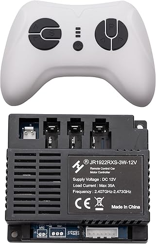 Control remoto Bluetooth de 2.4G y JR1922RXS-3W-12V Kit receptor para niños, accesorios de caja de control para niños, piezas de repuesto de