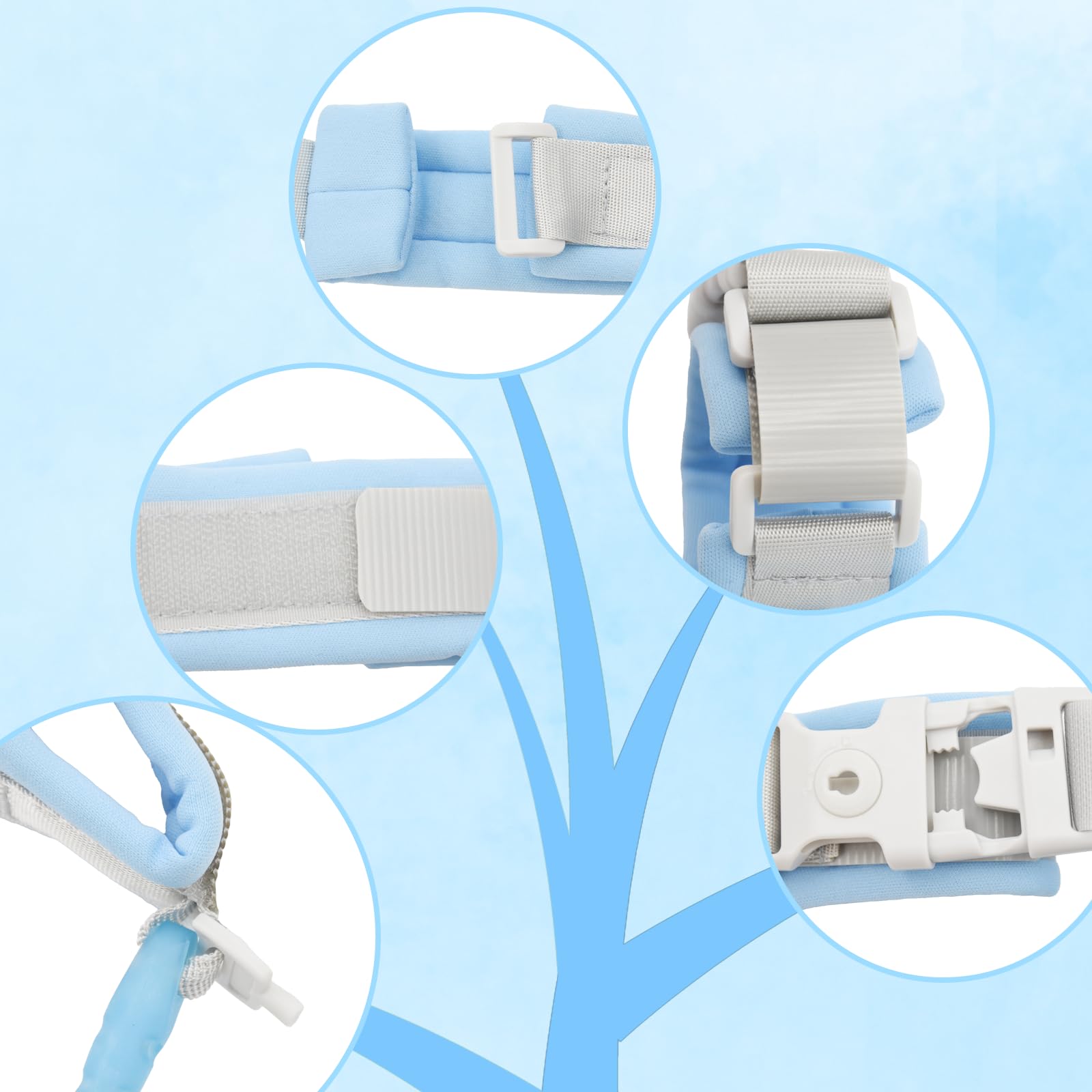Bracelet anti-perte bébé enfant avec clip de verrouillage cordon 1,5 m sécurité antivol bagages