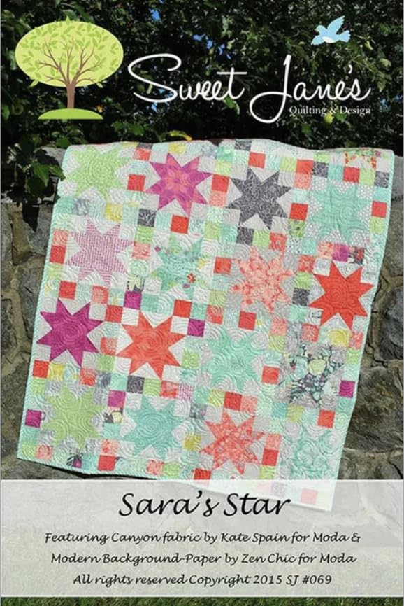 Sara's Star Quilt Pattern by Sweet Jane's Quilting & Design
