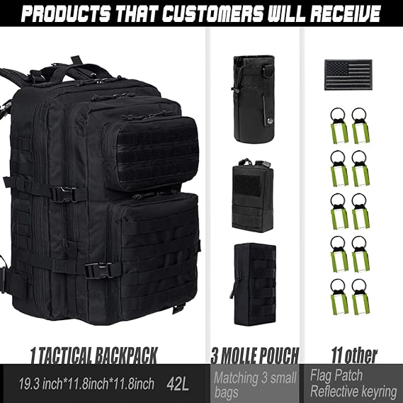 GR-Uniforma Army バックパック　Khaki/Blackリュック US Army Tactical Backpack - Black - Save 37%
