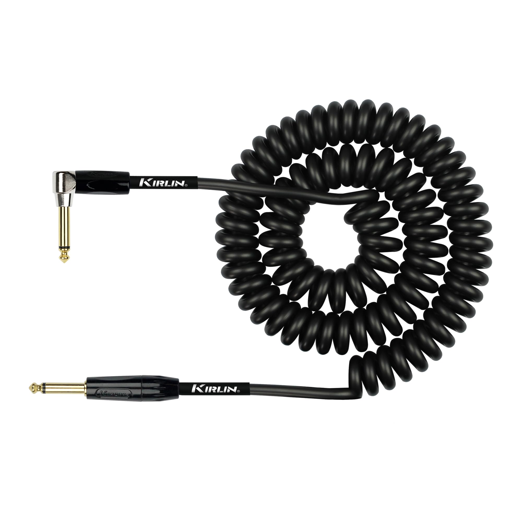 Kirlin IPK-222BFGL/BKE Premium kabel spiralny, 9 m, czarny
