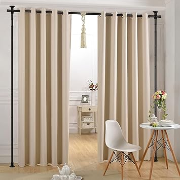 Room divider curtain rod, vertical tension rod, 28-70in…