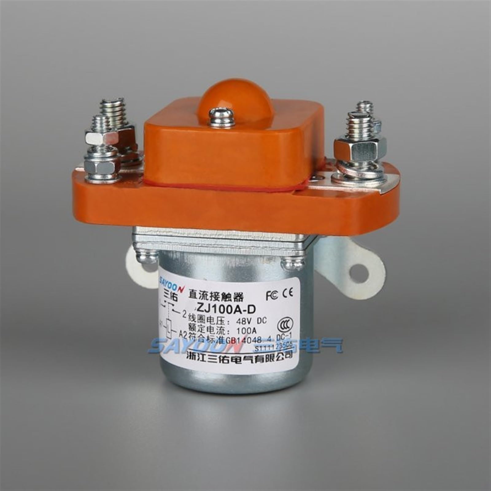 QEFHSVVZE ZJ50D 100D 200D 300D 400D 600D DC contactor 12V 24V 36V 48V(Zj100d,DC 36V)