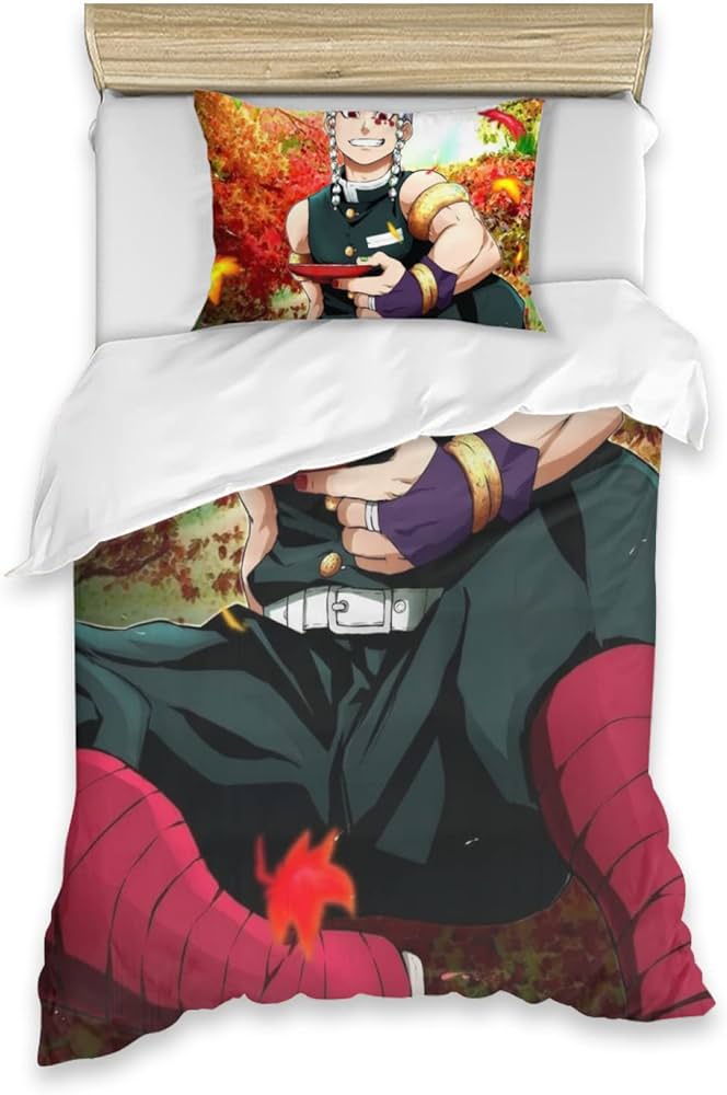 値下げ！鬼滅の刃 掛布団カバー&amp;敷布団カバー ２点セット Amazon｜鬼 滅 刃 布団カバー 2点セット 掛け布団カバー
