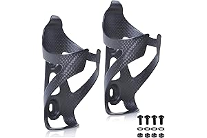 ThinkTop Ultra-Light Carbon Fiber Water Bottle Bike Cage Holder (2-Pack)
