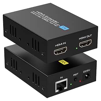 NAPA HDMI CAT5e Extender　　※2個セット　RXとTX 4K2K HDMI HDBaseT Extender Kit Over Single Cat5e/CAT6 with