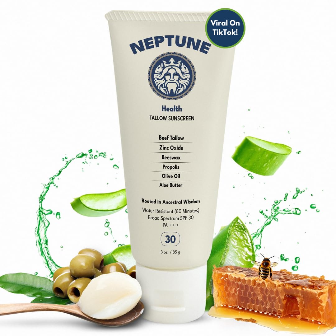 Amazon.com: Neptune Non-Toxic Sunscreen - Grass Fed Beef Tallow