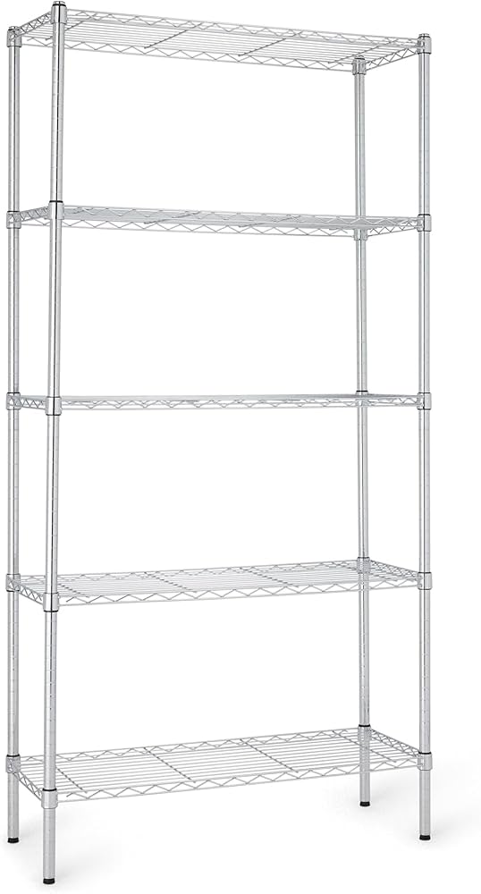 ShelF Tech System スチールラック 5段 H195W121D46 ShelF Tech System ShelF Tech System スチールラック 5段 H195W121D46 ShelF Tech System