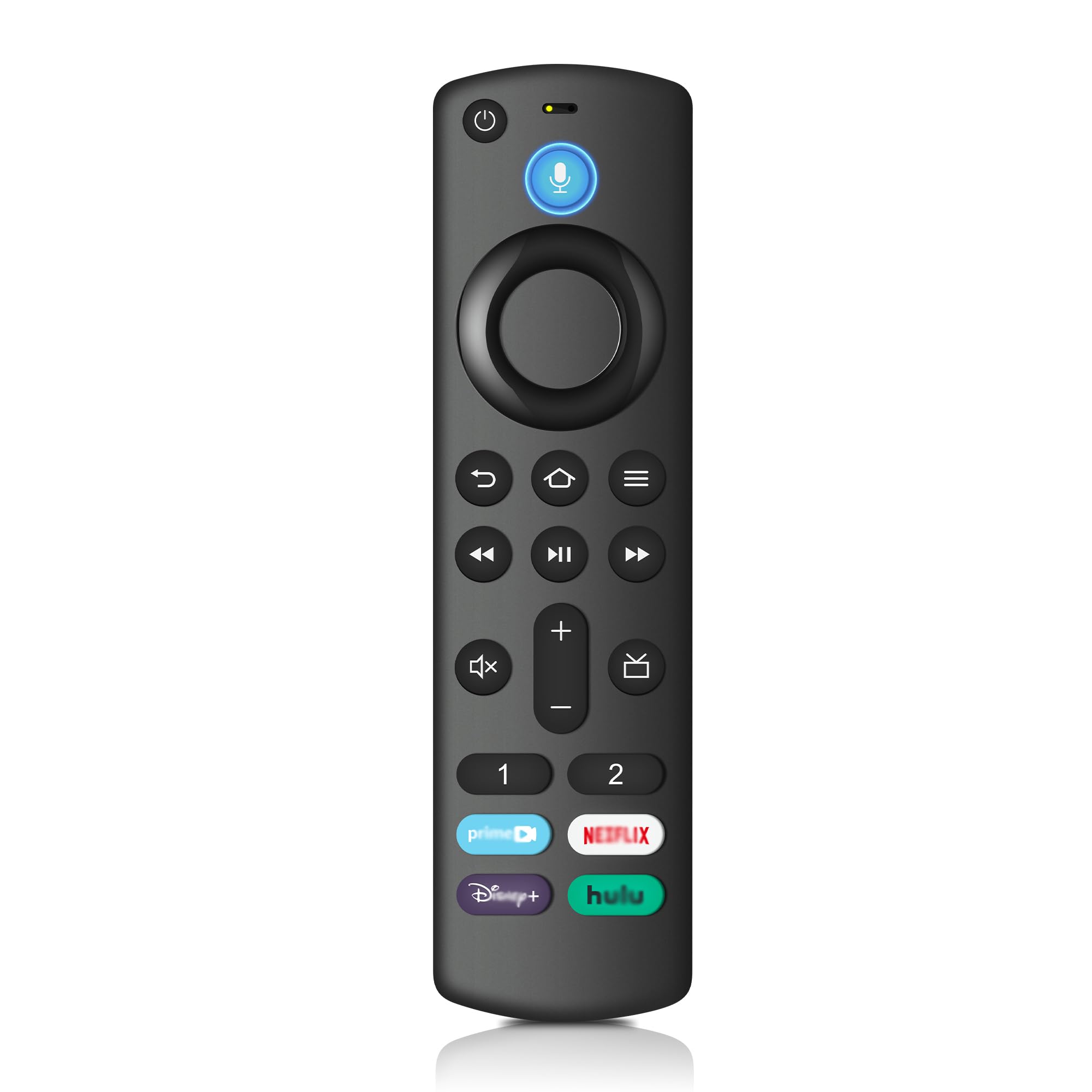 Voice Replacement Remote Control for All Fire-TV-StickSeries HD/Cube/Lite/4K/4K Max Stick Voice Remote Compatible with Pioneer/Hisense Fire Smart TV
