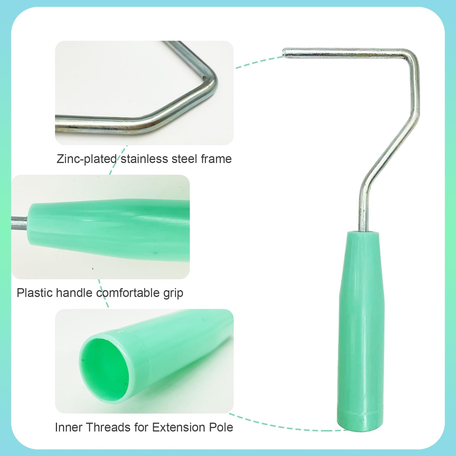 Paint Roller Frames - 10 Pack -3