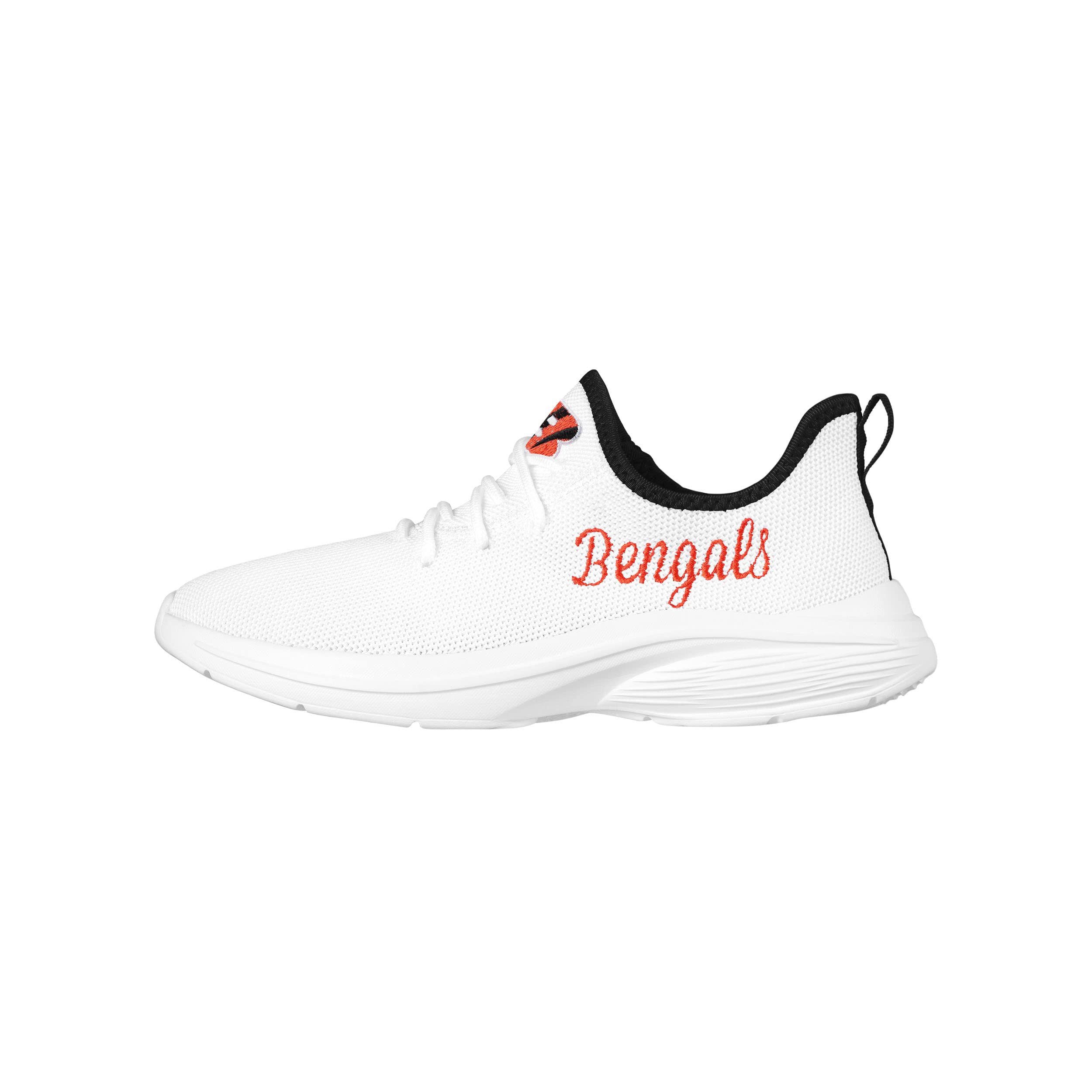 FOCO NFL Womens NFL Team Logo White Athletic Shoes Sneakers