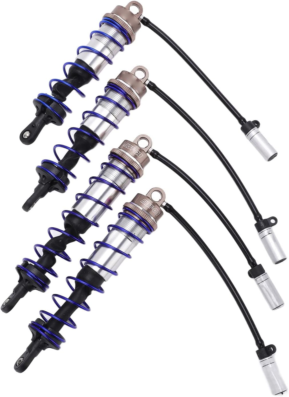 RC Shock Absorber Set, Oil, Aluminum, Adjustable Front/Rear