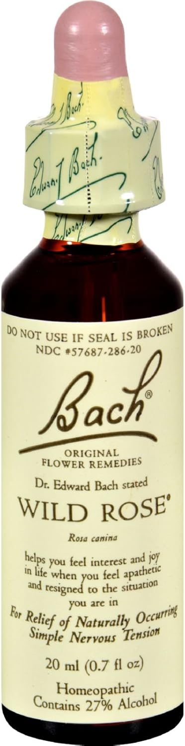 Bach Flower Remedies - Wild Rose, 20 Milliliter - 3 per case.3