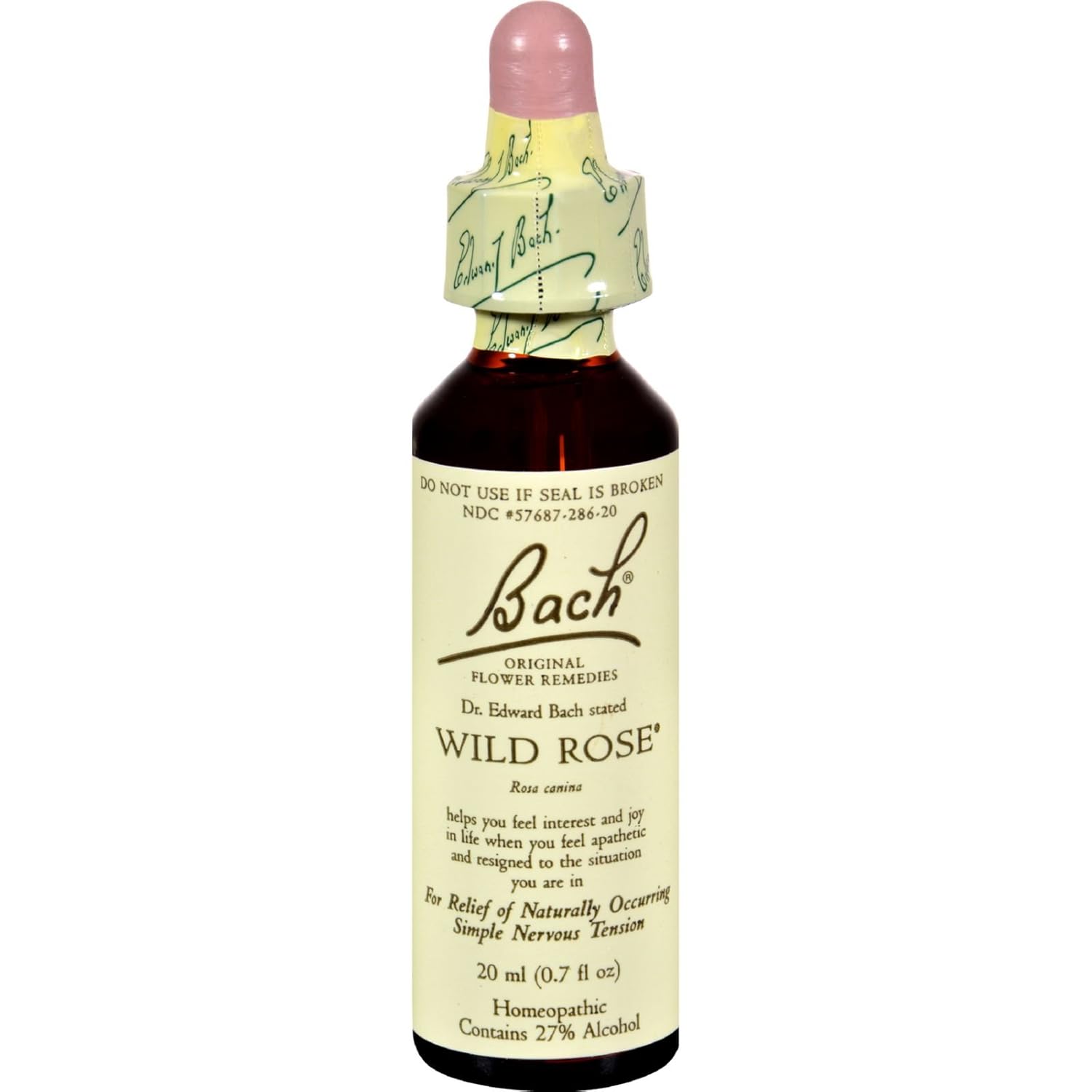 2Pack Bach Flower Remedies Essence Wild Rose - 0.7 fl oz