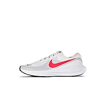 NIKE Revolution 8 White, Bright Crimson-Pure Plat 44 EU