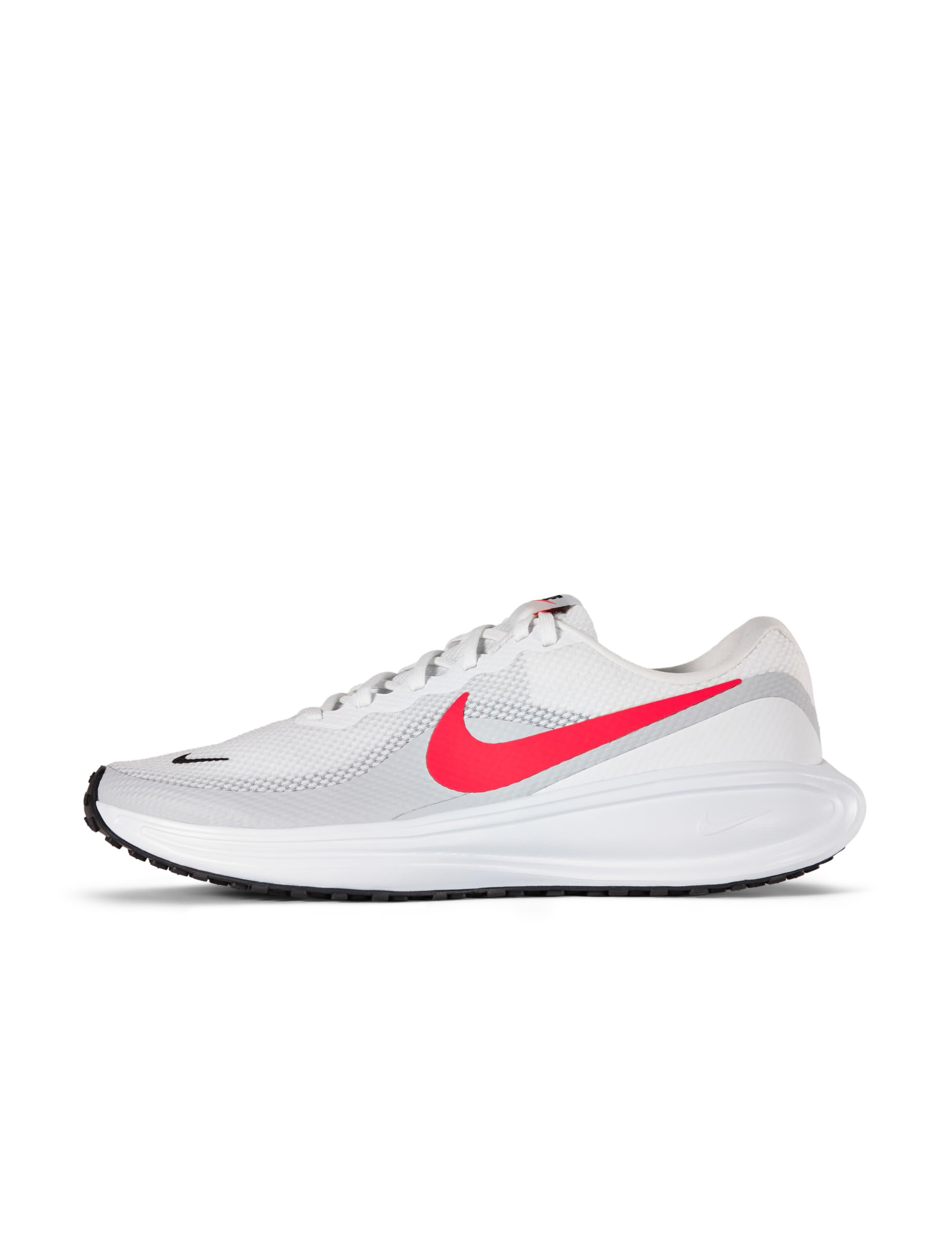 Nike Revolution 8 mens LACED SHOES 44 EU WHITEBRTCRIMSON-PUREPLATINUM-BLACK