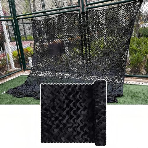 Red De Camuflaje Exterior, Red De Sombra Liviana Y Durad, Camuflaje Cubierta para Caza Y Tiro ConstruccióN De Refugios, Tela Oxford 150D, 1.5 X 5m(7x7m/22.9x22.9ft)