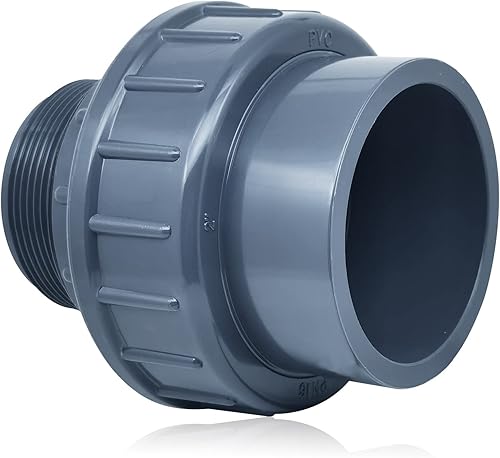 Miniatura 8 de Adaptador de unión deslizante macho de 2 pulgadas NPT de 2 pulgadas, reemplazo de conector rápido para bomba de spa de piscina, horario 80 (2