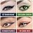 Kaely 4Pcs Dark Blue Green Purple Red Gel Eyeliner Pencil,Cream Waterproof Smudge Proof Eye Liner,Halloween Makeup,Eye Black Face Paint Lipstick Crayon,Color Colorful Eyeliner Eyeshadow Stick