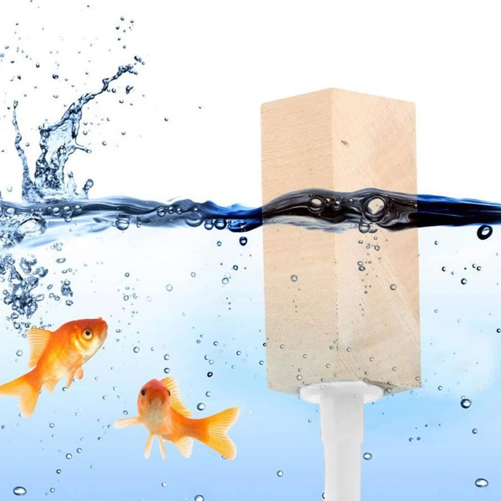 5 szt. Akwarium Naturalny Drewniany Bańka Powietrza Dyfuzor Kamień Zwiększający Drewno Kamień Powietrzny Do Zbiorników Rybnych Staw Gładkie Drewno Kamień Powietrzny Słonowodny