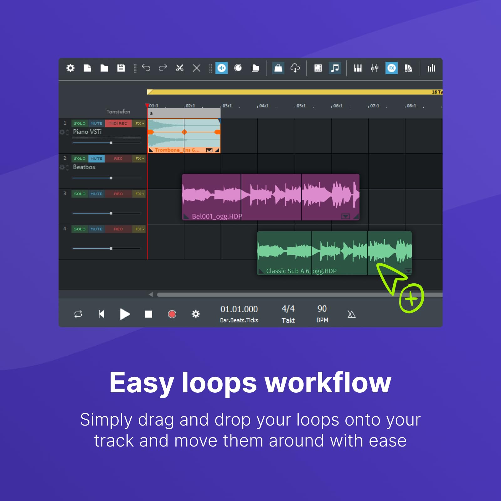 MUSIC MAKER 2026 Premium – Crear música es fácil | Software de audio | Programa de música | Para Windows 10/11 | 1 licencia de descarga para PC