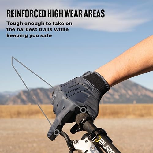 Miniatura 3 de Send It. Reveler - Guantes deportivos para hombres y mujeres, duraderos y ligeros, guantes de ciclismo de montaña y motocicleta, accesorios de