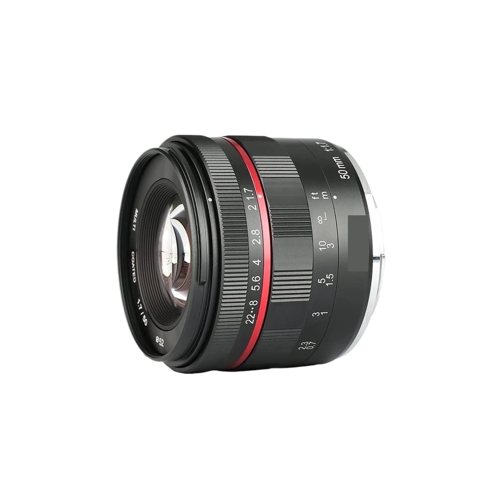 Objetivo 50mm F1.7 MF, Compatible con Sony, Montura FE E | Objetivo full frame para cámaras sin espejo, A7RIII A7III A7RIV A7IV A7 A9, filtro 52mm, 6 hojas