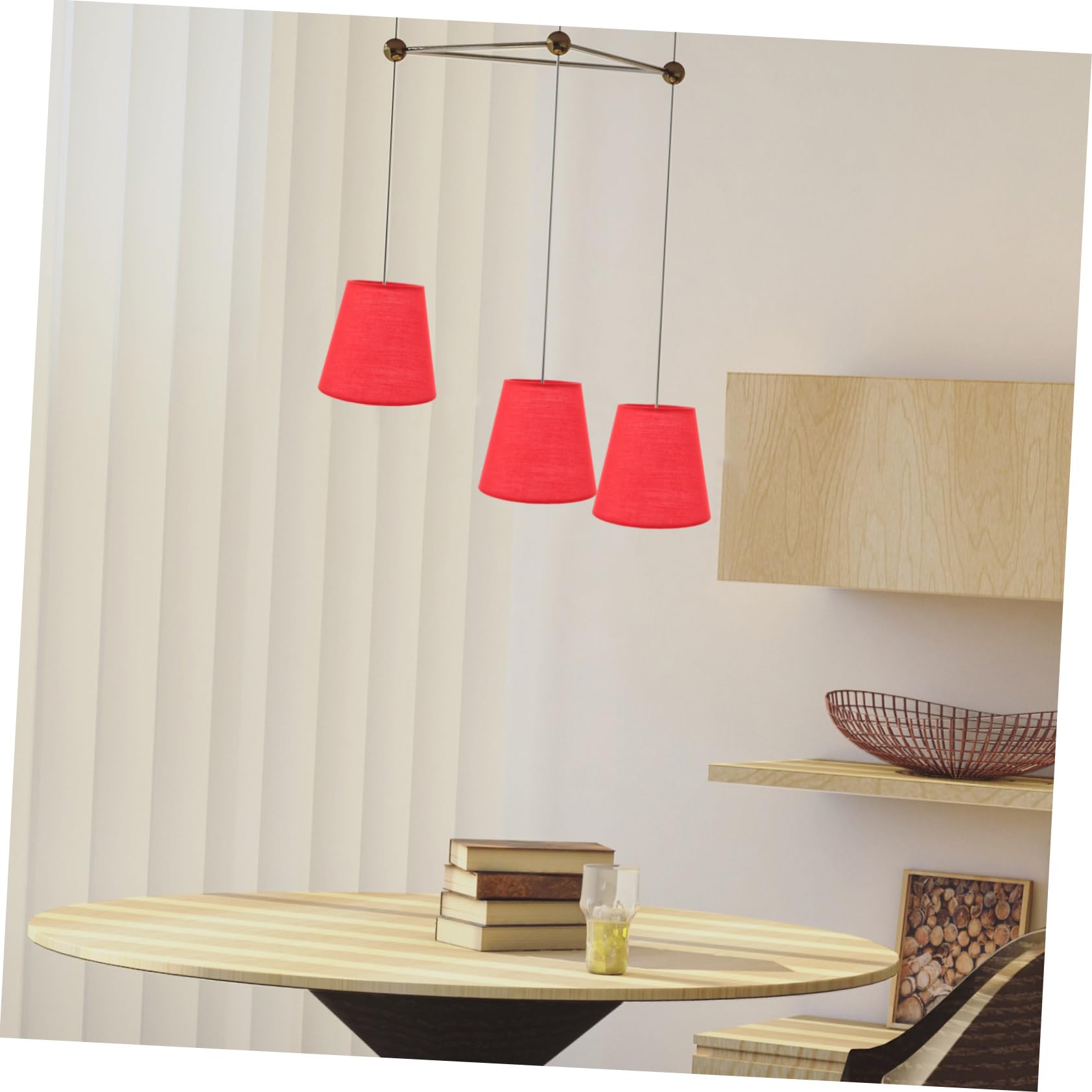 Alipis 3 Pcs Abat-Jour Bureau Topper Vintage Décor À La Aison Lanterne