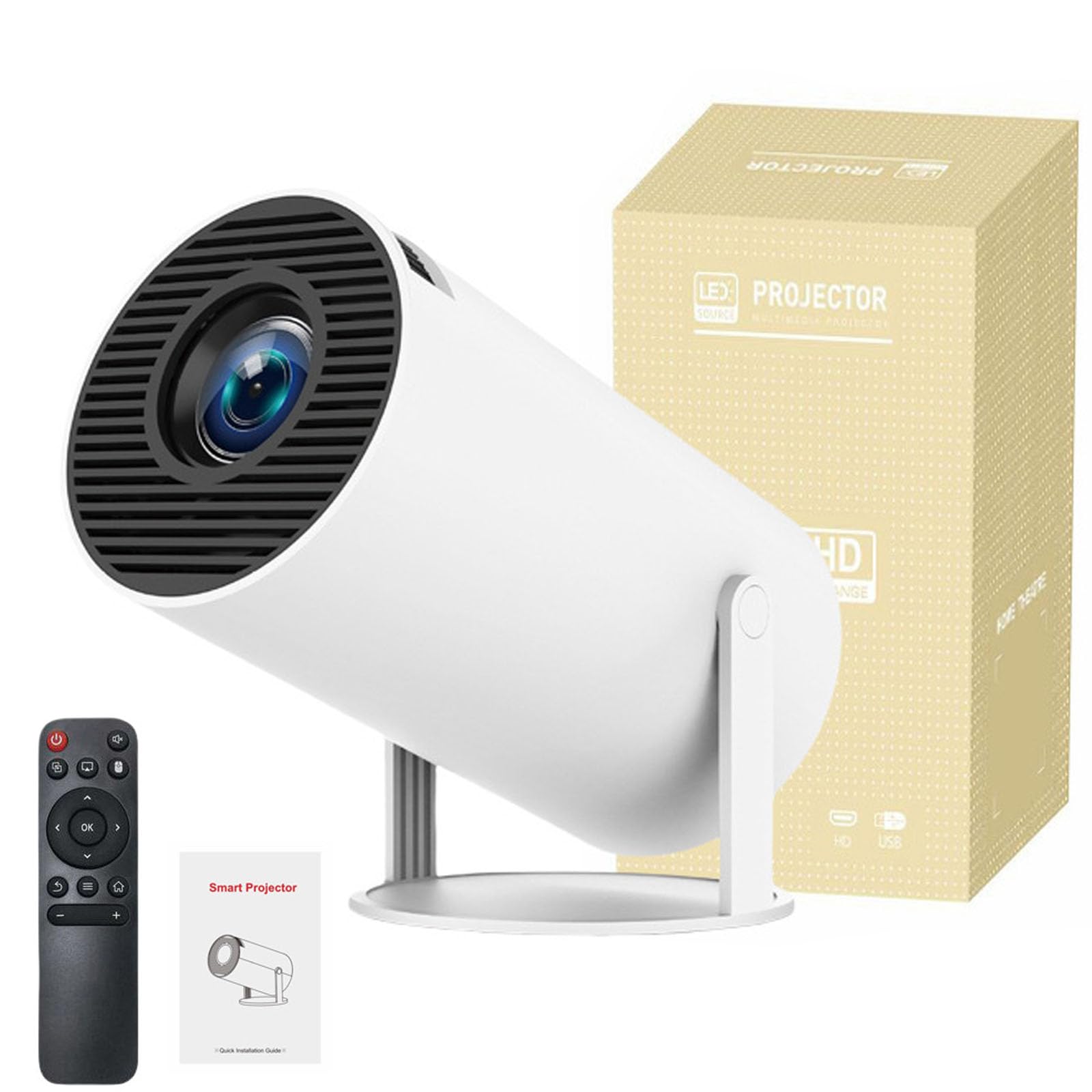 あ*け様 【値下げ中】World Family  Projector 2025 Realm Cast Projector with WiFi and Bluetooth, Portable Mini