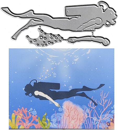 Miniatura 7 de Troqueles de corte de olas marinas, troqueladas de algas coralinas de metal, plantillas de plantillas para álbumes de recortes y manualidades, álbum