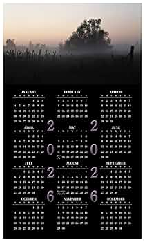 Amazon.com: In a Twilight Mist • 2026 Year at a Glance Wall
