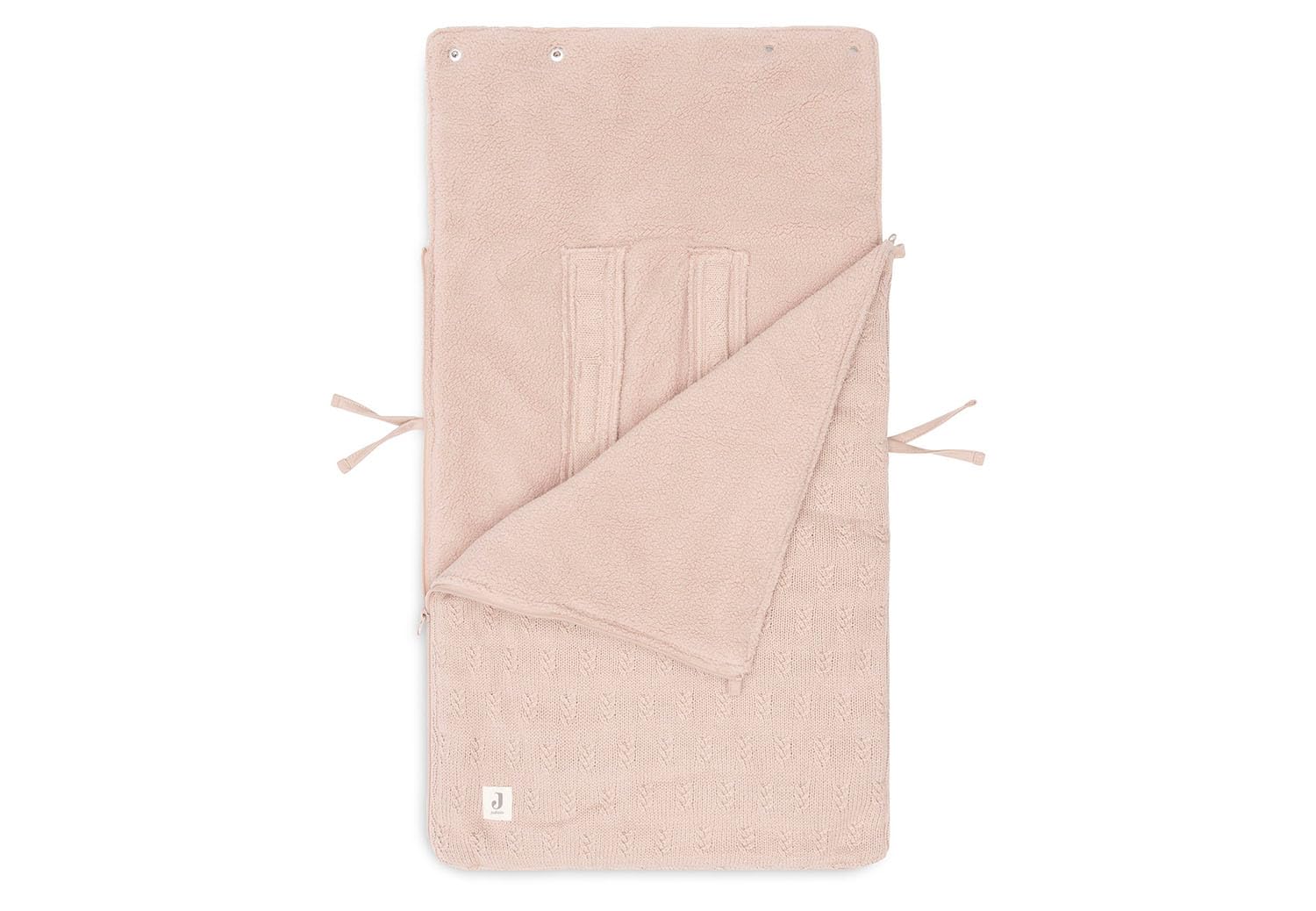 Jollein Voetenzak Grain Knit Wild Rose - Mini Fem