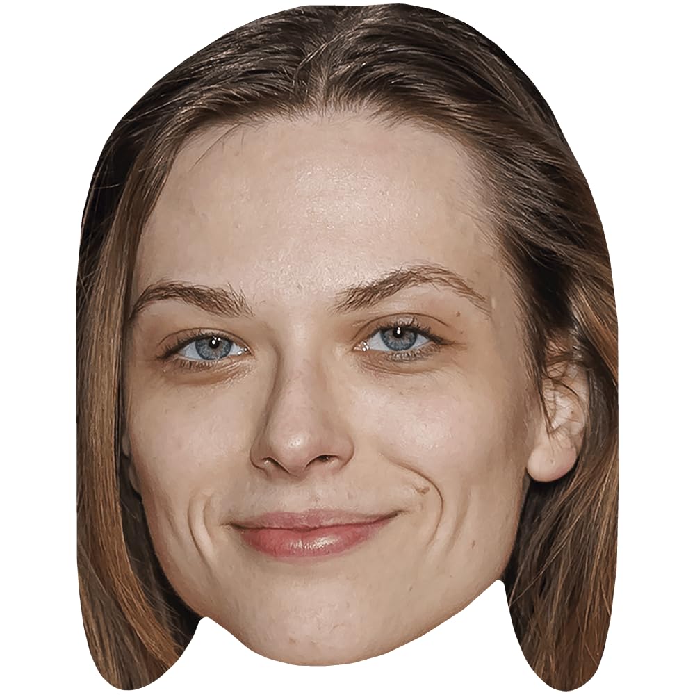 Nadja Gallera (Smile) Celebrity Mask, Flat Card Face, Fancy Dress Mask