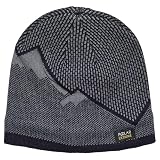 Polar Extreme Men's Sherpa-Lined Knit Winter Hat – Warm, Durable, One Size Fits Most - Navy Mountain