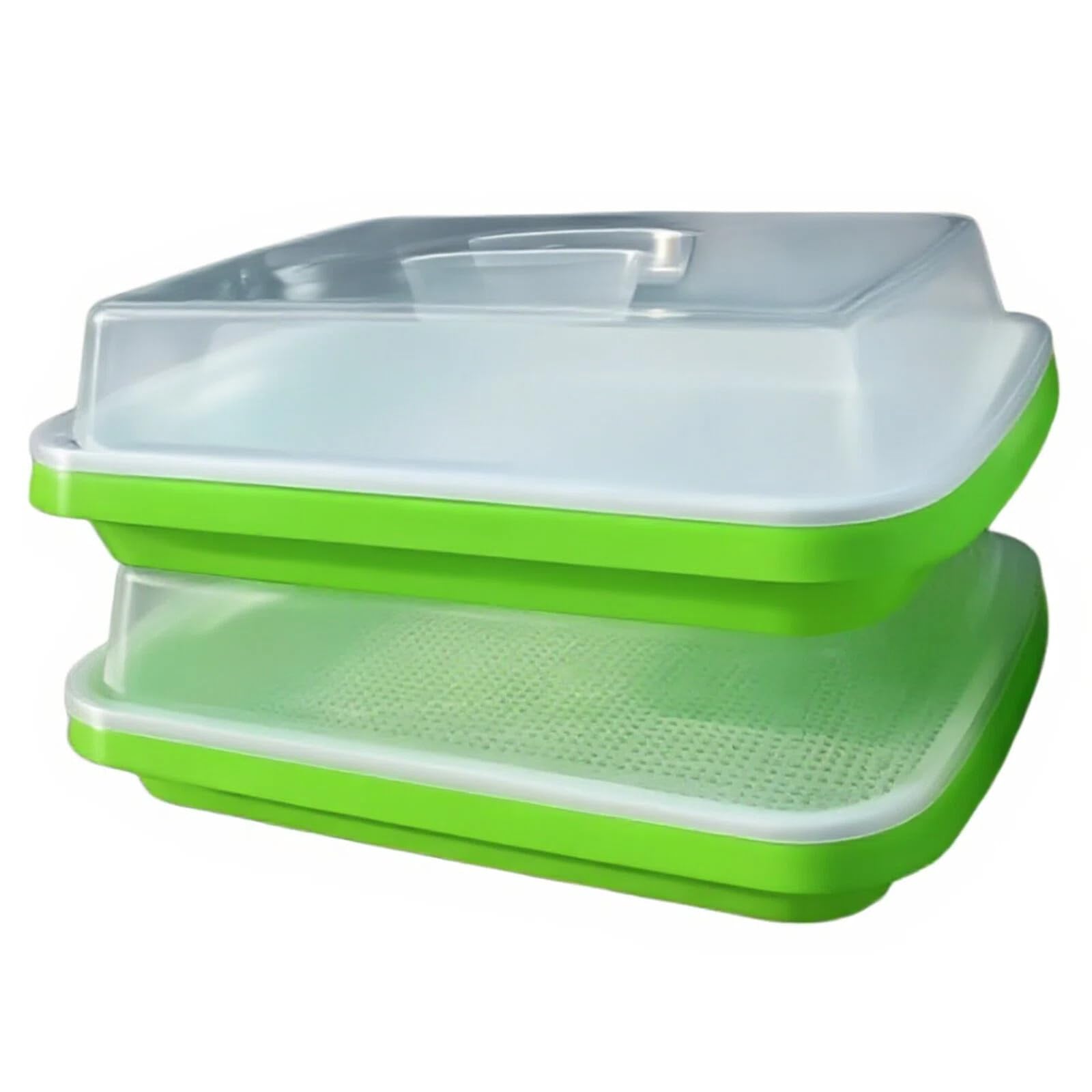 FCHXXDAD Seedling Tray Balcony Vegetable hydroponic Vegetable Bean Sprouts soilless Wheat Garlic seedlings Planting Tray Seedling Pot