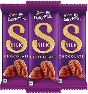 Dairy Milk Silk Heart Blush Valentine's Gift Pack Chocolate Bar, 144 g (Pack of 3)