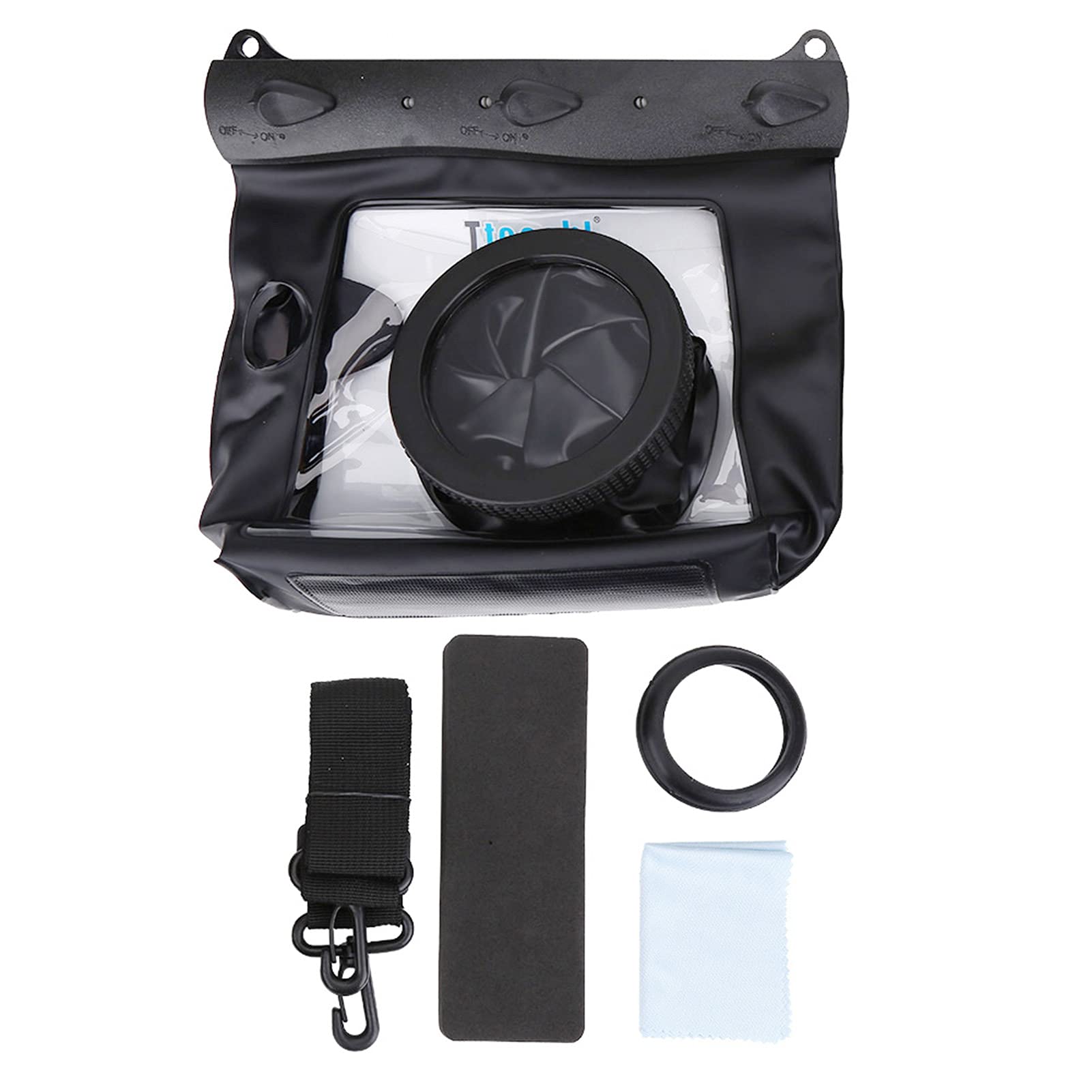Akozon Custodia Subacquea Impermeabile HD in PVC per Fotocamera SLR DSLR
