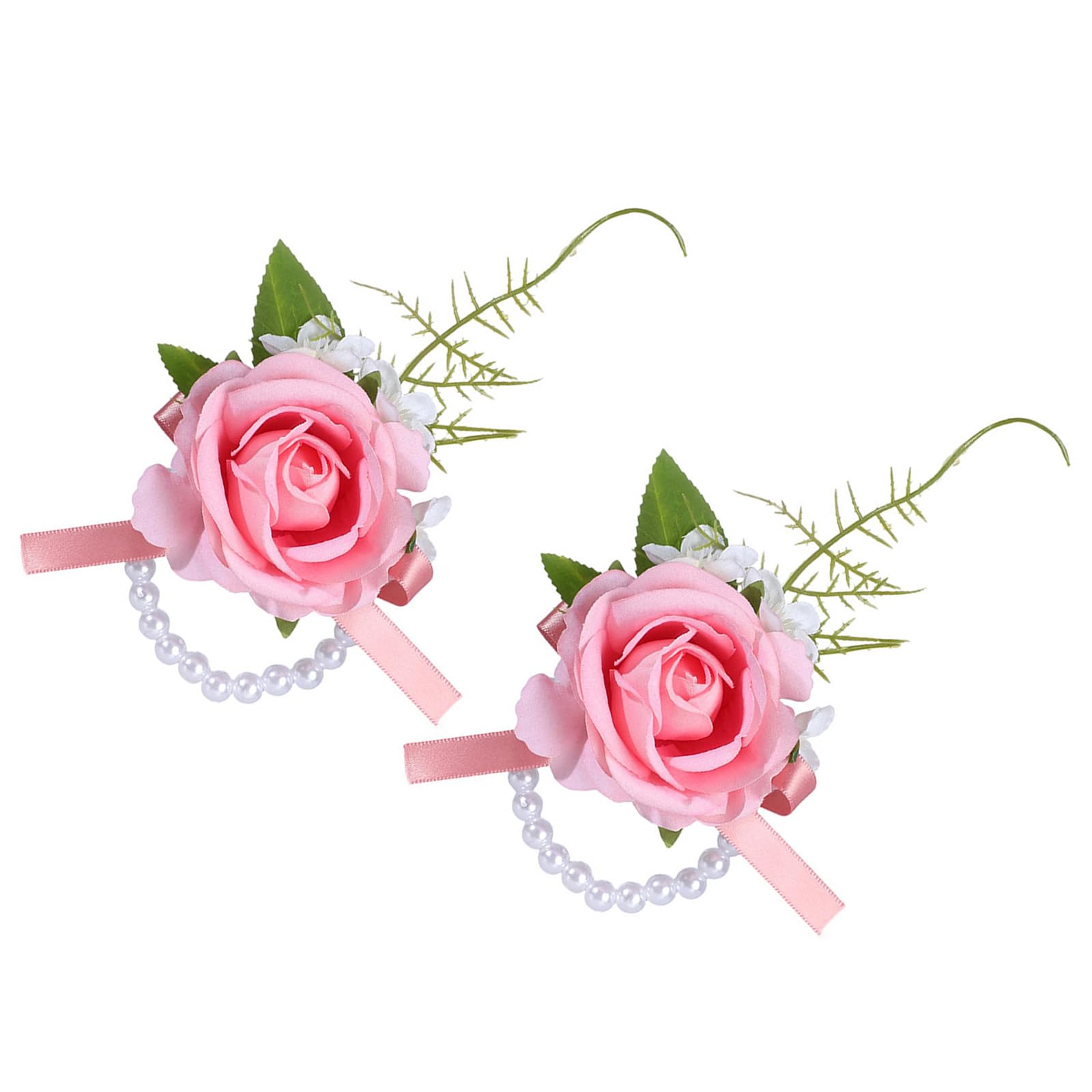 HDOYTXXM Luxury Silk Wrist Corsage for Bridal Party Prom Night Dance Event Rehearsal Dinner Accessories Luxury Wedding Jewelry