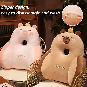 Amazon.co.jp: GKWW かわいいカピバラ背もたれクッション ソフト
