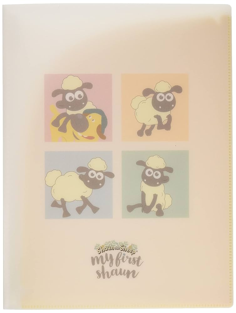 Amazon | 山野紙業 ひつじのショーン クリアファイル A4サイズ 6