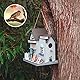 GARDIGO® Vogelhaus Kaffeehaus I Dekoratives Vogelhäuschen aus Holz I Für Garten, Terrasse oder Balkon I Nistkasten zum aufhängen, für Kleinvögel, Weiß, braun