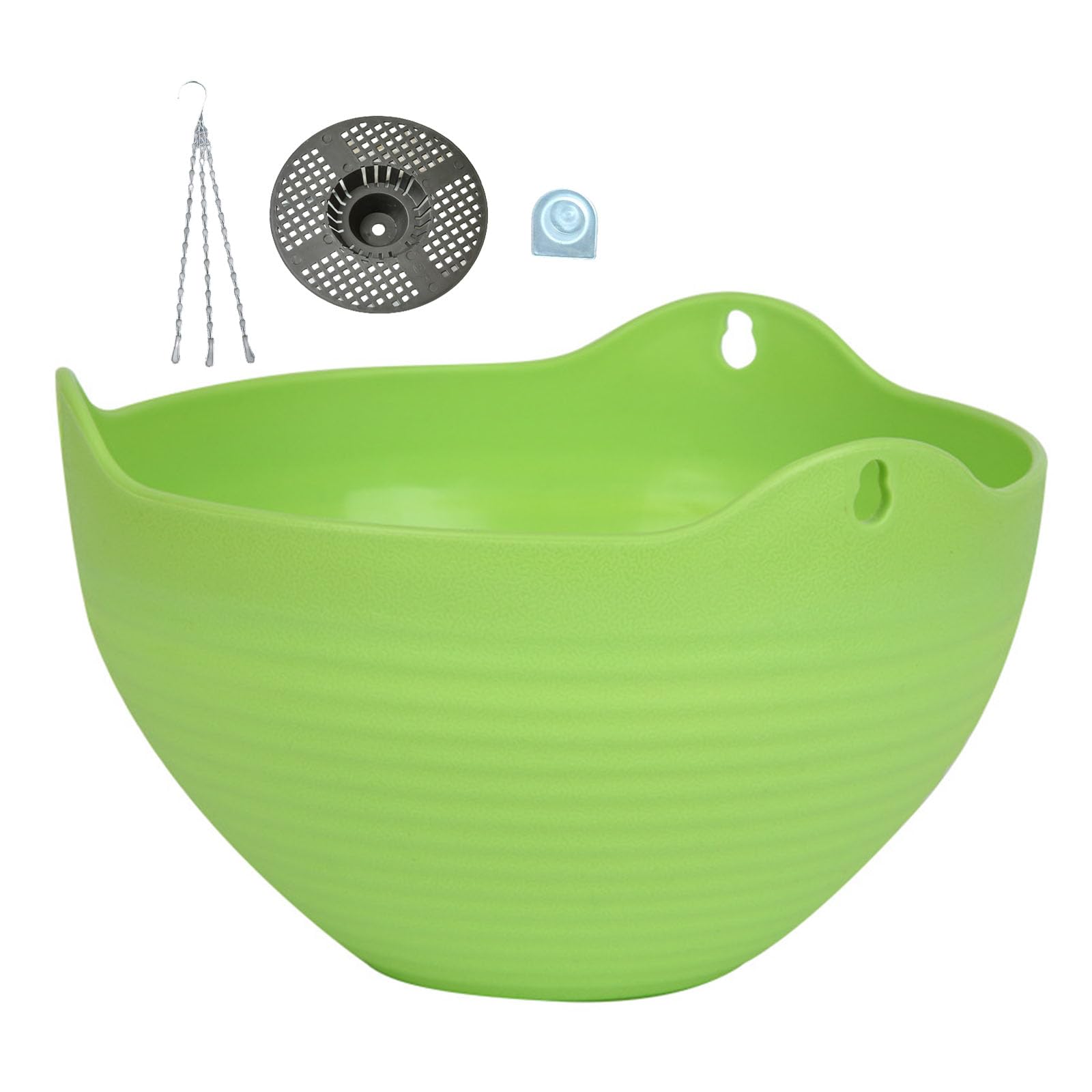 YROHGKPN Resin Hanging Planter Pots Hanging Flower Indoor Plant Planter Container for Plant Indoor Outdoor Use Flower
