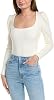 7 For All Mankind Long Sleeve Square Neck