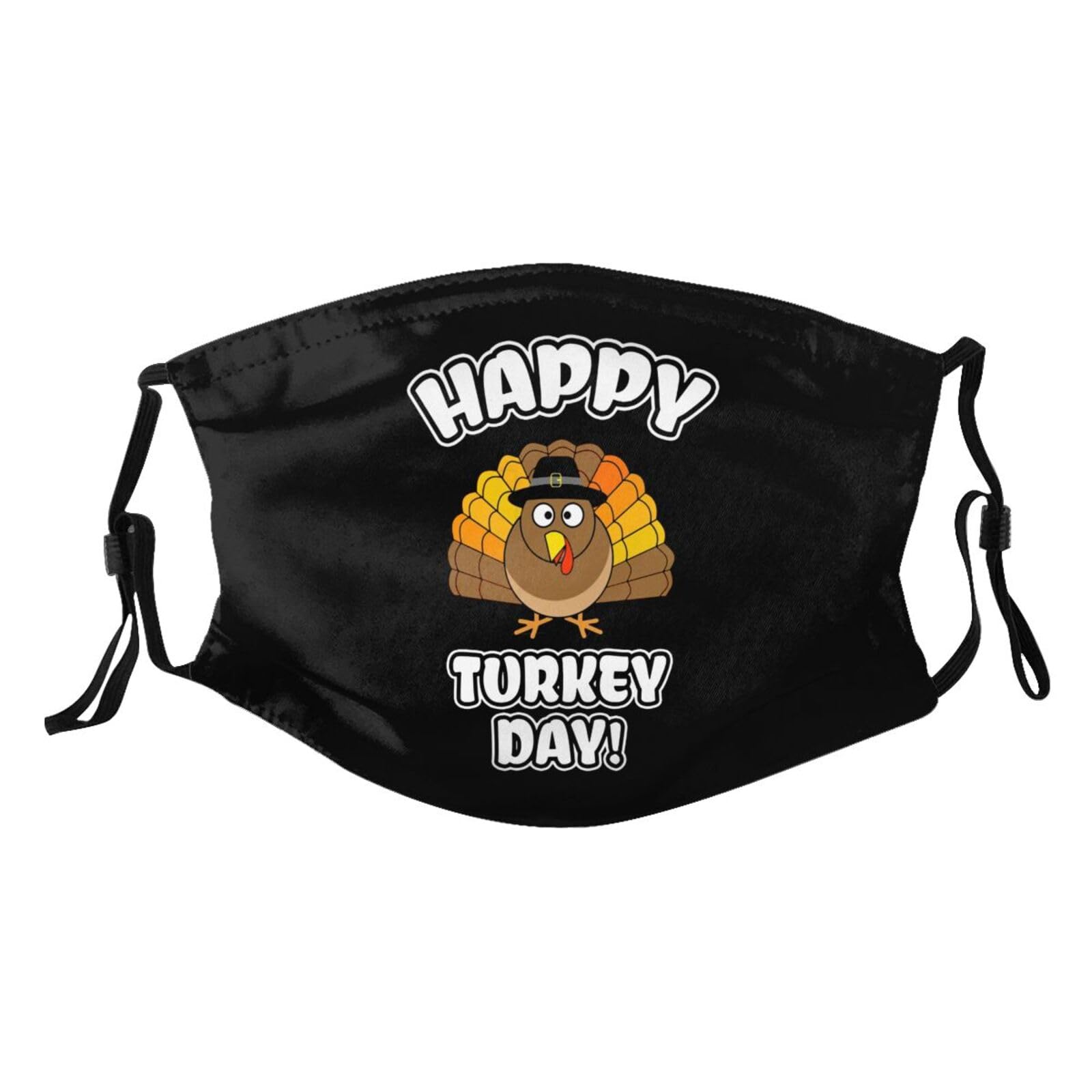 Happy Thanksgiving Funny Turkey Day Adult Dust Mask Adjustable Dust Face with 2 Filter2399