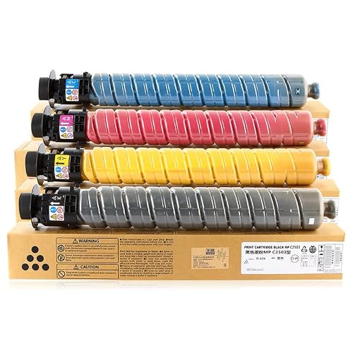 TLCGQF 842636 842635 zamiennik kompatybilny wkład z tonerem Ricoh IM C7010, 842640 842639 wyposażony w chip IM C7010 wielofunkcyjny wkład do drukarki, 4 kolory
